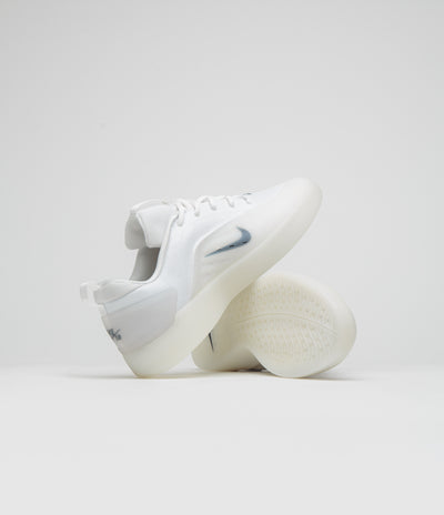 Nike SB Nyjah 4 Shoes - White / Black - White - Black