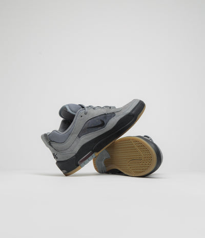 Nike SB Orange Label Air Max Ishod Shoes - Cool Grey / Black - Cool Grey - Dark Grey