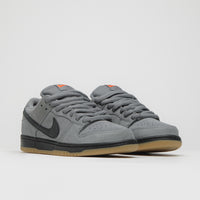 Nike SB Orange Label Dunk Low Pro Shoes - Cool Grey / Black - Cool Grey - Dark Grey thumbnail