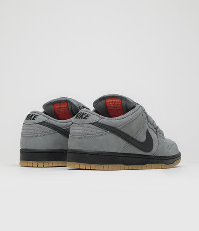 Nike SB Orange Label Dunk Low Pro Shoes - Cool Grey / Black - Cool Grey - Dark Grey