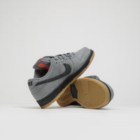 Nike SB Orange Label Dunk Low Pro Shoes - Cool Grey / Black - Cool Grey - Dark Grey thumbnail