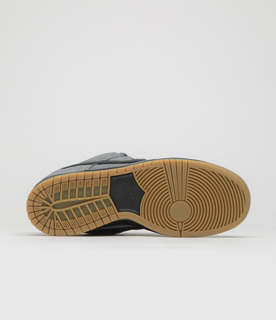Nike SB Orange Label Dunk Low Pro Shoes - Cool Grey / Black - Cool Grey - Dark Grey