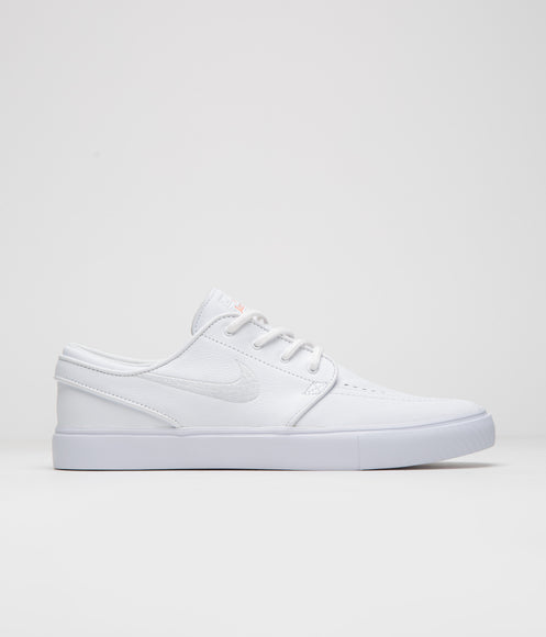 Nike SB Orange Label Janoski OG Shoes White White White White Flatspot