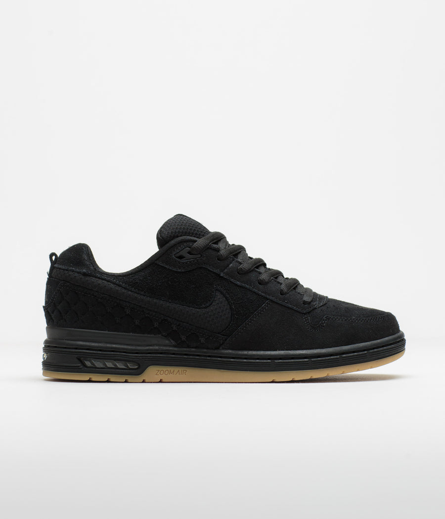 Nike SB P-Rod 1 OG Shoes - Black / Black - Black - Gum Light Brown