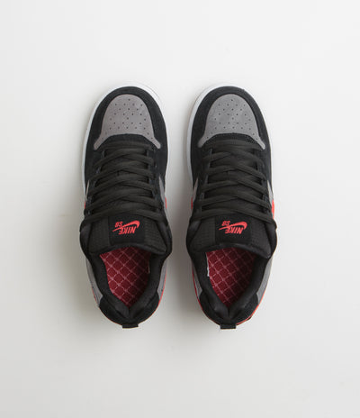 Nike SB P-Rod 1 OG Shoes - Black / Varsity Red - Flint Grey - Black