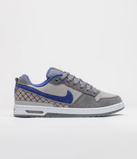Nike SB P-Rod 1 OG Shoes in Flint Grey and Deep Royal Blue and Flint Grey