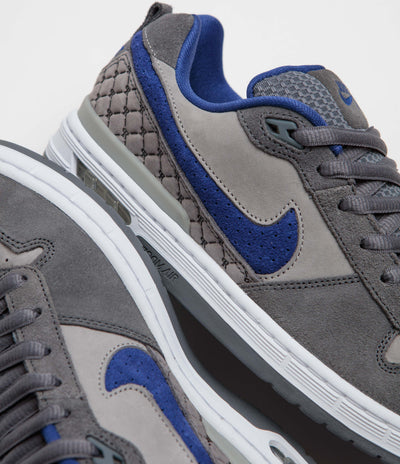 Nike SB P-Rod 1 OG Shoes in Flint Grey and Deep Royal Blue and Flint Grey