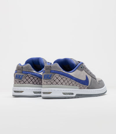 Nike SB P-Rod 1 OG Shoes in Flint Grey and Deep Royal Blue and Flint Grey