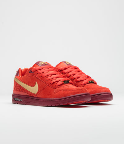 Nike SB P-Rod 1 OG Shoes - Habanero Red / Club Gold - Team Red