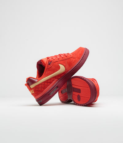 Nike SB P-Rod 1 OG Shoes - Habanero Red / Club Gold - Team Red