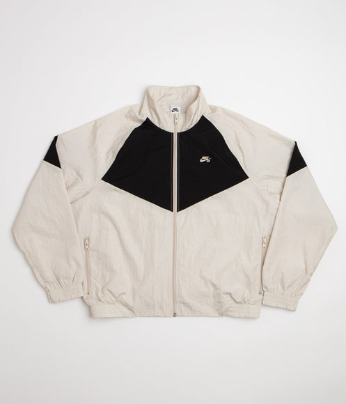 Nike SB Pavan Track Jacket - Light Orewood Brown / Black / Black / White
