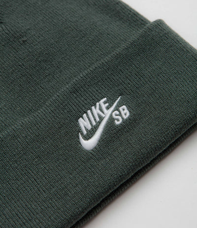 Nike SB Peak Beanie - Camo Green / White