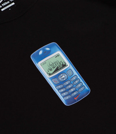 Nike SB Phone T-Shirt - Black