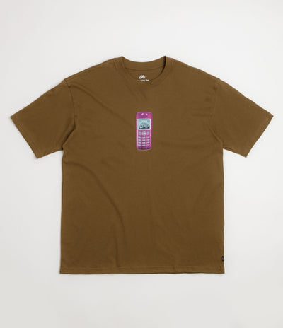 Nike SB Phone T-Shirt - Mosswood Brown
