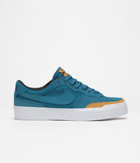 Nike SB Pogo Plus Premium Shoes - Green Abyss / Green Abyss - Desert Ochre