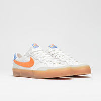 Nike SB Pogo Plus Premium Shoes - Summit White / Bright Mandarin thumbnail