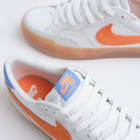 Nike SB Pogo Plus Premium Shoes - Summit White / Bright Mandarin thumbnail