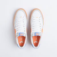 Nike SB Pogo Plus Premium Shoes - Summit White / Bright Mandarin thumbnail