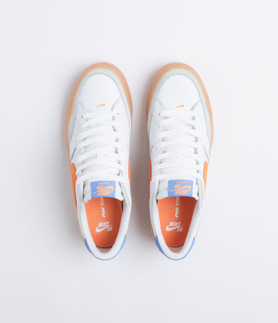 Nike SB Pogo Plus Premium Shoes - Summit White / Bright Mandarin