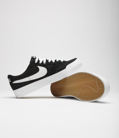 Nike SB Pogo Plus Shoes - Black / White - Black - White