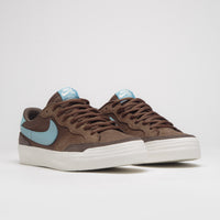 Nike SB Pogo Plus Shoes in Cacao Wow and Denim Turquoise and Baroque Brown - Sail thumbnail