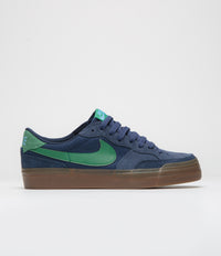 Nike SB Pogo Plus Shoes in Midnight Navy and Malachite and Obsidian