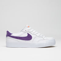 Nike SB Pogo Plus Shoes - White / Court Purple - White - Gum Light Brown thumbnail