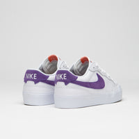 Nike SB Pogo Plus Shoes - White / Court Purple - White - Gum Light Brown thumbnail