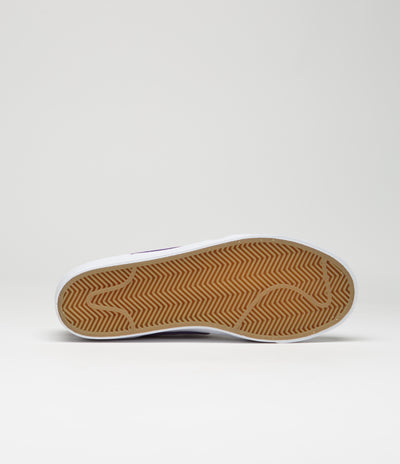 Nike SB Pogo Plus Shoes - White / Court Purple - White - Gum Light Brown