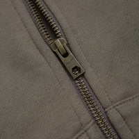 Nike SB Pool Airs Full Zip Hoodie in Cave Stone and White thumbnail