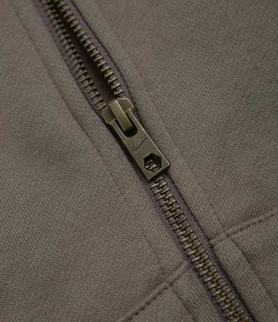 Nike SB Pool Airs Full Zip Hoodie in Cave Stone and White