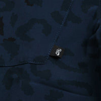 Nike SB Print Bowler Short Sleeve Shirt in Midnight Navy thumbnail