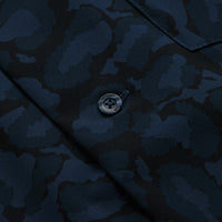 Nike SB Print Bowler Short Sleeve Shirt in Midnight Navy thumbnail