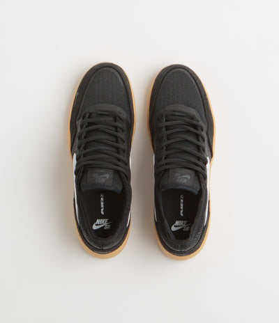 Nike SB PS8 Shoes - Black / White - Anthracite - Gum Yellow