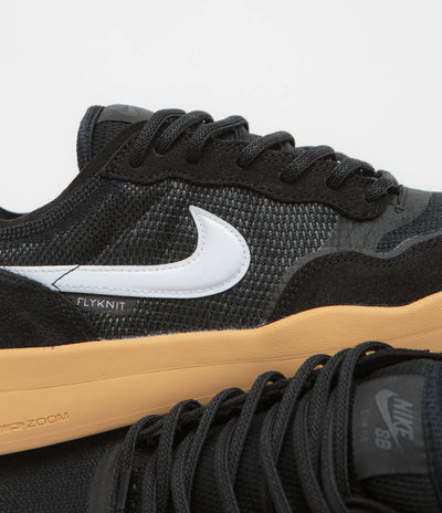 Nike SB PS8 Shoes - Black / White - Anthracite - Gum Yellow