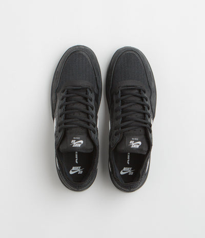 Nike SB PS8 Shoes in Black and White and Black - Black