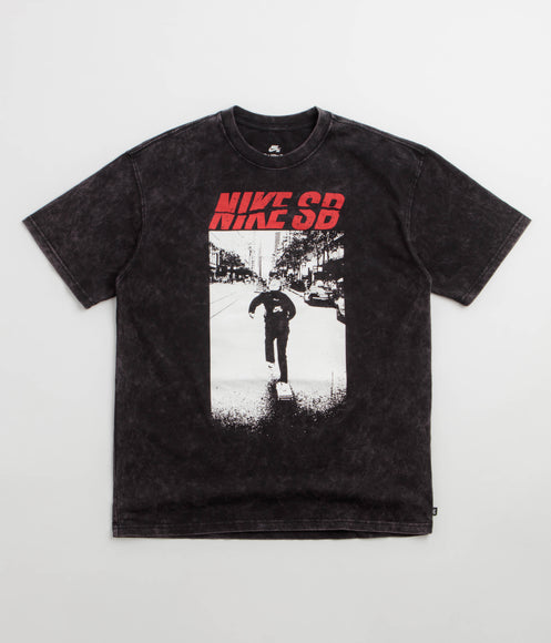 Nike SB Pushing Graphic T-Shirt - Black