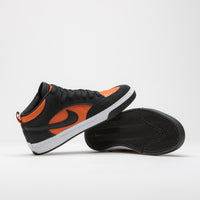 Nike SB React Leo Shoes - Black / Black - Orange - Electro Orange thumbnail