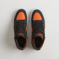 Nike SB React Leo Shoes - Black / Black - Orange - Electro Orange thumbnail