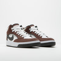 Nike SB React Leo Shoes - Light Chocolate / Black - White - Black thumbnail