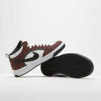 Nike SB React Leo Shoes - Light Chocolate / Black - White - Black thumbnail