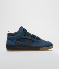 Nike SB React Leo Shoes in Navy and Navy and Black - Anthracite
