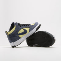 Nike SB React Leo Shoes - Thunder Blue / Thunder Blue - Saturn Gold thumbnail