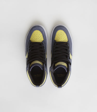 Nike SB React Leo Shoes - Thunder Blue / Thunder Blue - Saturn Gold