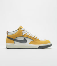 Nike SB React Leo Shoes in University Gold and Dark Grey