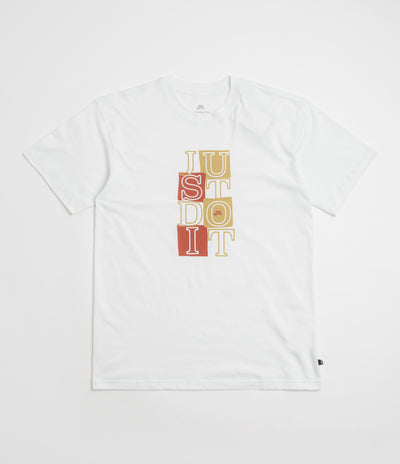 Nike SB Remake JDI T-Shirt in Summit White