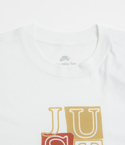 Nike SB Remake JDI T-Shirt in Summit White