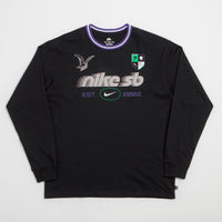 Nike SB Rugby Long Sleeve T-Shirt - Black thumbnail