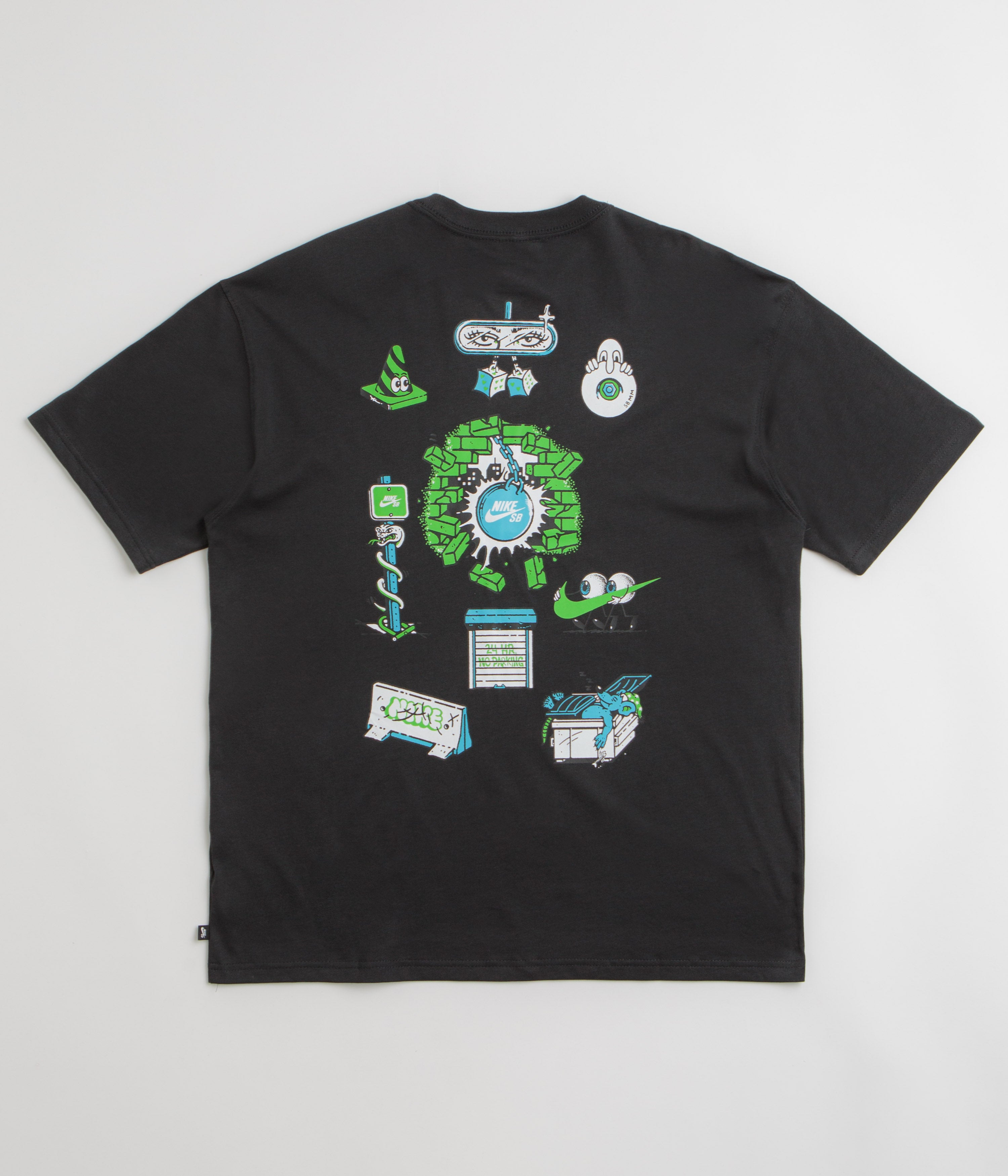 Nike SB Skate Char T-Shirt in Off Noir