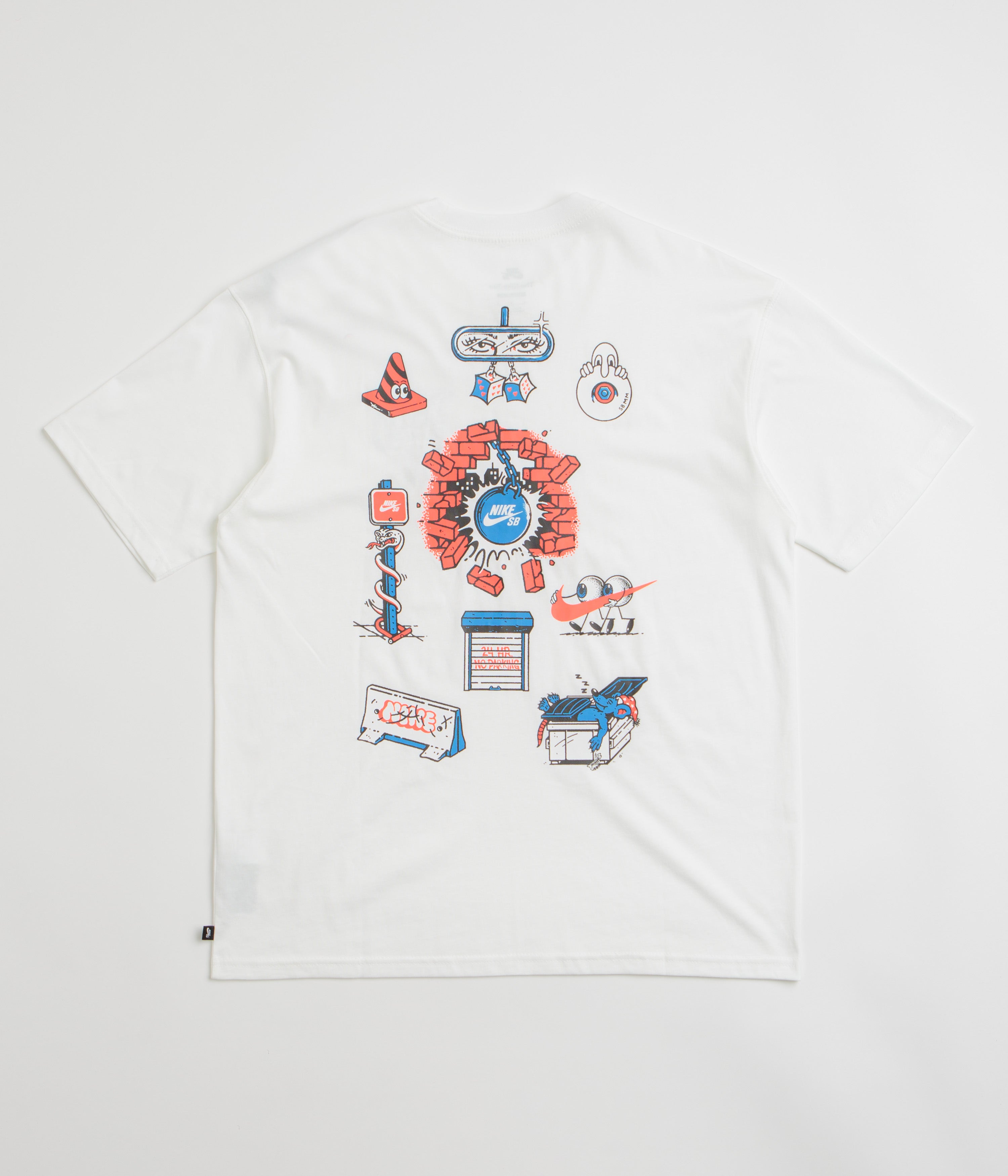 Nike SB Skate Char T-Shirt in White